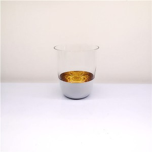 Black Surface  and Gold Interior Wine Glasses