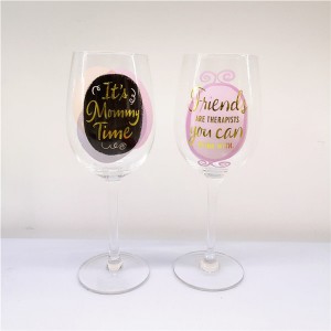 Red Wine Glass Mom Stemmed Wine Glass