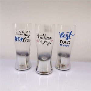 16 oz Happy Fathers Day Personalized Pilsner Glass