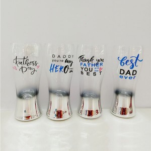16 oz Happy Fathers Day Personalized Pilsner Glass