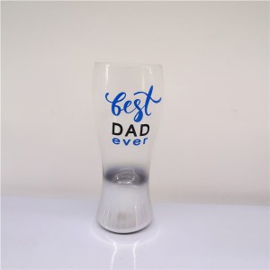 16 oz Happy Fathers Day Personalized Pilsner Glass