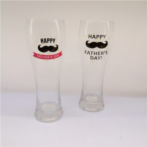 23.5 oz Happy Fathers Day Personalized Pilsner Glass