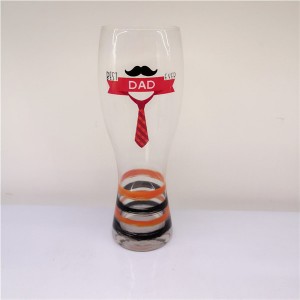 27 oz Happy Fathers Day Pilsner Glass