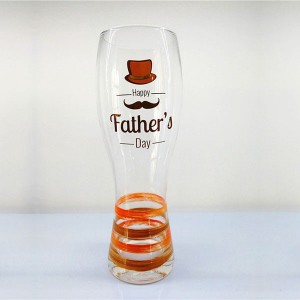 27 oz Happy Fathers Day Pilsner Glass