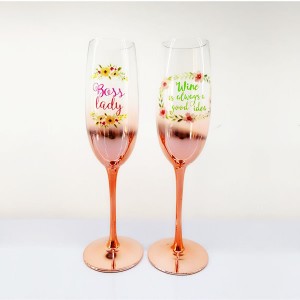 Set 2 Happy Mothers Day Champagne Flute