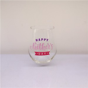 Set 4pcs Stemless Wine Glass for Mom