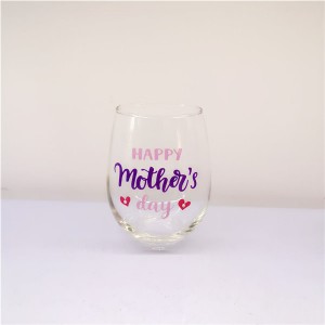 Set 4pcs Stemless Wine Glass for Mom