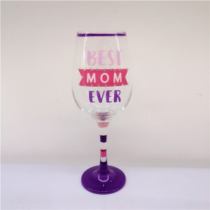 Set 4pcs Best Mom Ever Wine Glass