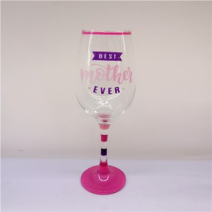 Set 4pcs Best Mom Ever Wine Glass