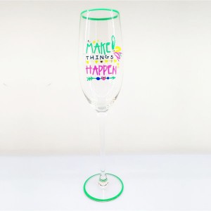 Set 4 Mom Birthday  Champagne Glass