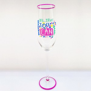 Set 4 Mom Birthday  Champagne Glass