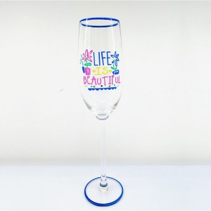 Set 4 Mom Birthday  Champagne Glass