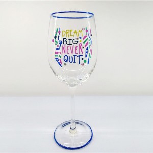 Set 4 Stemmed Wine Glass for Mom