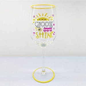 Set 4 Stemmed Wine Glass for Mom