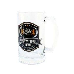 500ml 4pk Glass Beer Mugs