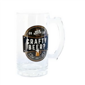 500ml 4pk Glass Beer Mugs