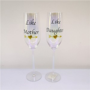 Like Mother  Champagne Flute Ion Plating Champagne Glass