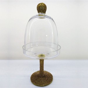 4 3/4 inch Cake Stand with Dome