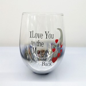 Stemless Wedding Wine Glasses