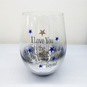 Stemless Wedding Wine Glasses