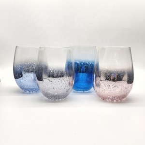 Starry Sky Stemless Wine Glass