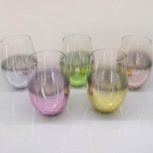 Starry Sky Stemless Wine Glass