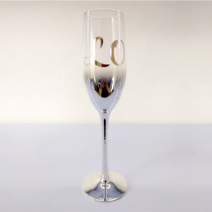 Glass Champagne Flutes 2 Wedding Toasting Glasses