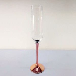200ml Electroplate Rose Gold Color Champagne Flute