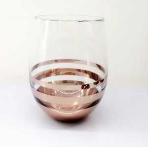 Electroplate Color Wine Tumblers