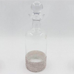 Crystal Liquor Decanter Set For Bourbon Scotch Vodka or Whisky