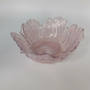 Sprayed Color Glass Plate And Bowl Manufacturer & Supplier Glassware