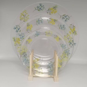 Decal Painting Glass Plate Supplier