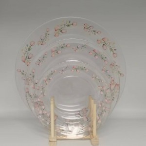 Decal Painting Glass Plate Supplier