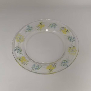 Decal Painting Glass Plate Supplier