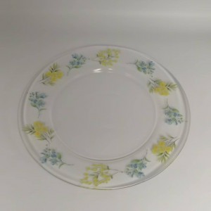 Decal Painting Glass Plate Supplier