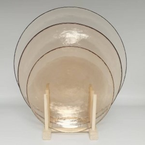 Sprayed Color Glass Charger Plate Supplier