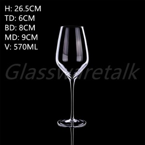 buy 550ml Clear Red Wine Glass