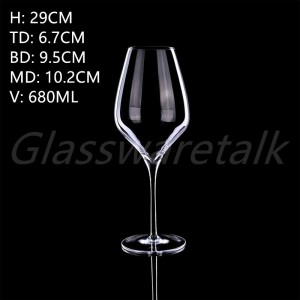 wholesale 680ml Clear Red Wine Glass