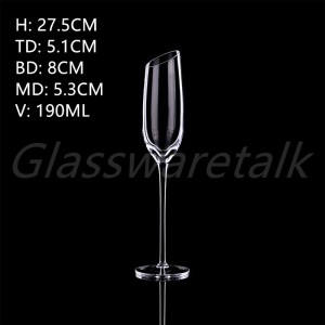 190ML Clear Champagne Flute