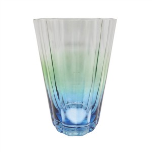 Wholesale Glass Ribbed Wine Glasses Sets