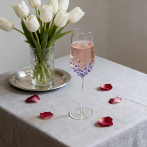 Wine Glass With Solid Dot