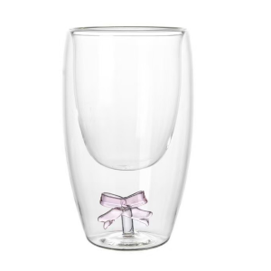 Double-wall glass tumbler