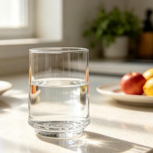 Machine Made Clear Glass Tumbler — Glassware, Drinkware