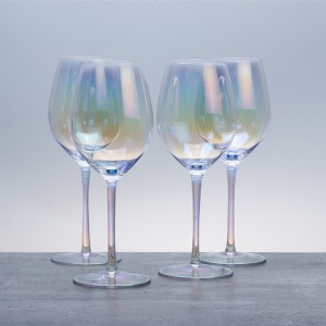 wine glass with ion plating