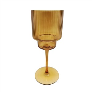 Ribbed Drinking Glass For Houseware