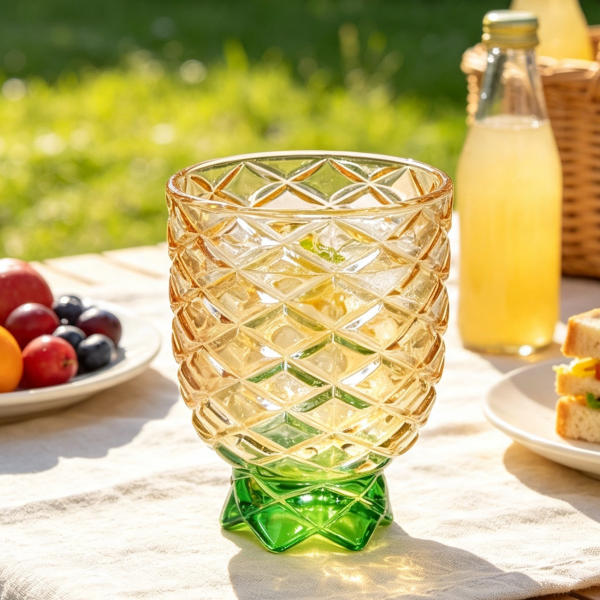 Sprayed Color Pineapple Tumbler — Drinkware Sets — Custom Colors OEM Featured Image
