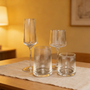 Clear glassware sets manufacturer made in China