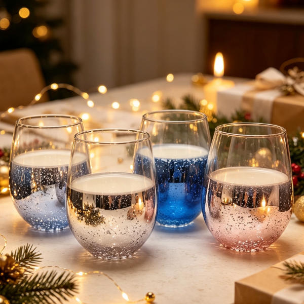 Machine-Made Electroplated Glass Tumbler Featured Image