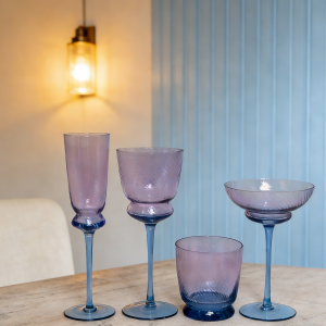 home decor supplier with sprayed color glassware