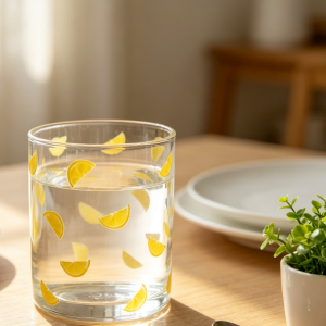 Decal Borosilicate Glass Tumbler – highball & lowball glasses